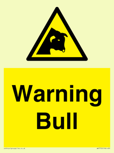 Warning bull