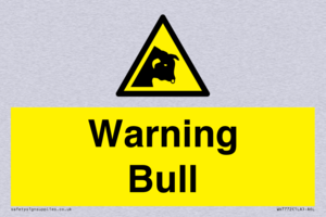 Warning bull