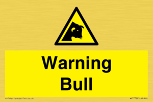 Warning bull