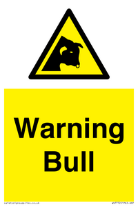 Warning bull