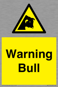 Warning bull