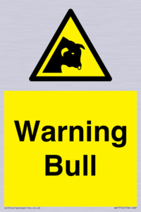 Warning bull