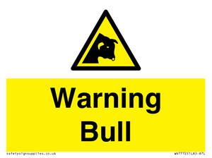 Warning bull