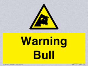 Warning bull