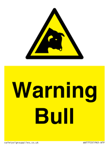 Warning bull
