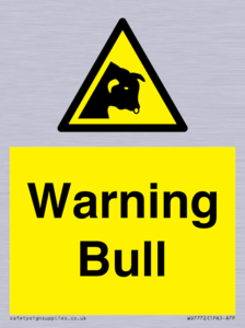 Warning bull