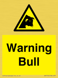 Warning bull