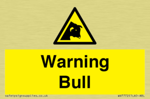 Warning bull
