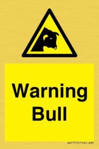 Warning bull