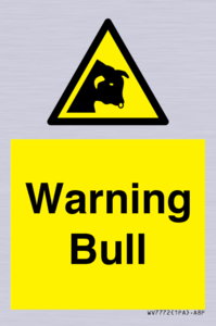 Warning bull