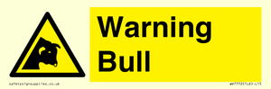 Warning bull
