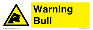 Warning bull