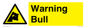 Warning bull