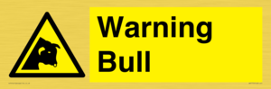 Warning bull