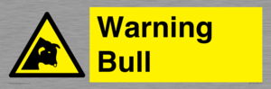 Warning bull