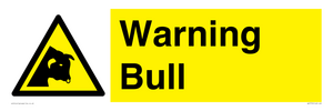 Warning bull