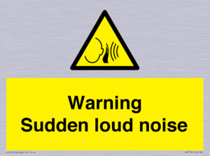 Warning Sudden loud noise