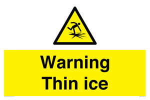 Warning Thin ice