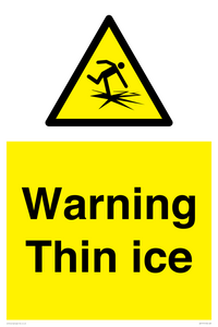 Warning Thin ice