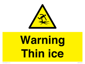 Warning Thin ice