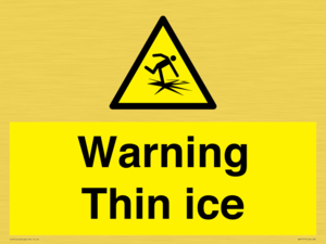 Warning Thin ice