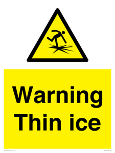 Warning Thin ice