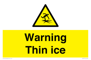 Warning Thin ice