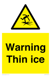 Warning Thin ice