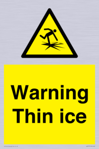 Warning Thin ice