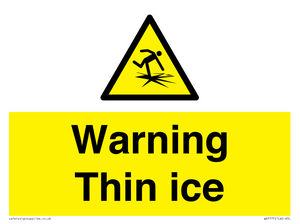 Warning Thin ice