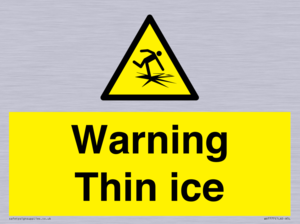 Warning Thin ice