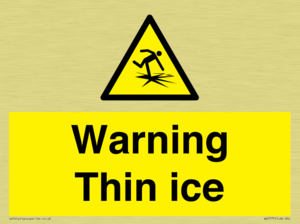 Warning Thin ice