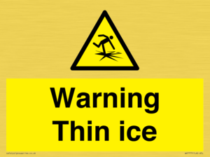 Warning Thin ice