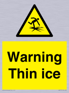 Warning Thin ice
