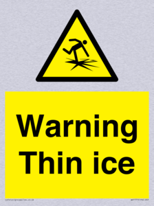 Warning Thin ice