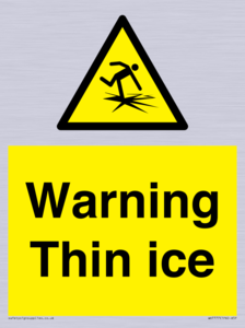 Warning Thin ice