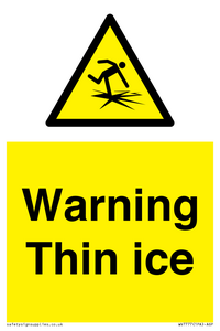 Warning Thin ice