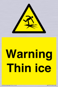 Warning Thin ice