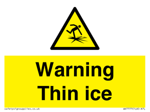 Warning Thin ice