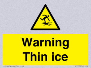 Warning Thin ice