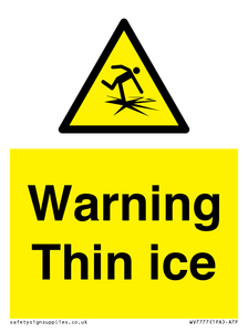 Warning Thin ice