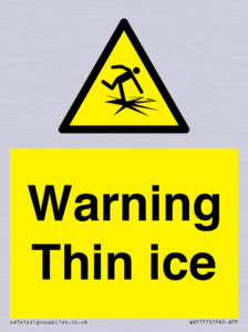 Warning Thin ice