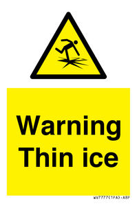Warning Thin ice