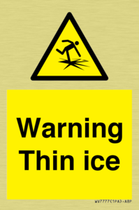 Warning Thin ice