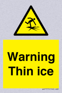Warning Thin ice