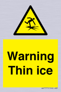 Warning Thin ice