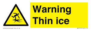 Warning Thin ice