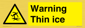 Warning Thin ice