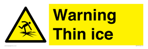 Warning Thin ice
