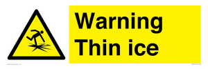 Warning Thin ice